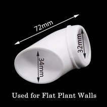 스마트팜 10pcs DIY 수경 식민지 컵 꽃 컨테이너 식물 성장 냄비 수경법 수직 타워 액세서리 home-garden, 01 B