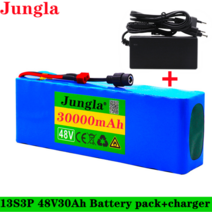 13S3P 리튬 이온 전지 48V 30Ah 1000 W 54.6V 전동 자전거 에 적용 되 며 BMS 와 충전기 가 내장 되 어 있 습 니 다., 1개