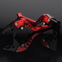 로얄 엔필드 650 인터셉터 콘티넨탈 INT650 GT650 GT 용 8 색 조정 가능한 바이크 오토바이 브레이크 클러치 레버, [06] Red 177mm