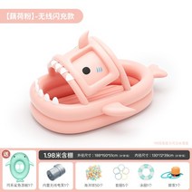 대형수영장 튜브수영장 간이수영장 물놀이장 전원주택수영장 주택 간이 베란다 옥상 실외 마당 에어 가정용 물놀이 테라스 아기수영장 수영장 풀장, 1.98m로즈파우더[무선플래시충전]어닝패키지, 16.1.98m로즈파우더[무선플래시충전]어닝