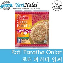 Yes!Global Roti Paratha Canai Onion 로티 파라타 차나이 양파 (할랄 Halal 325g), 1팩, 325g