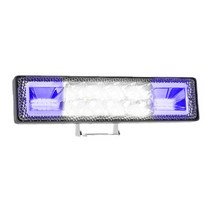 가시성 안전 경고 LED 미니 스트로브 라이트 바 루프 탑 12V 차량용 16, [01] blue and white