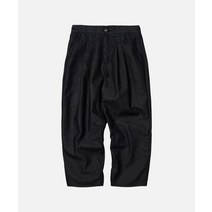 FRIZMWORKS 데님 COMFORT TWO TUCK PANTS _ 블랙