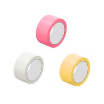 자국안남는 테이프 40mm 잘떨어지는 컬러 멀티 테이프 *&^%3151646EA, 노랑색