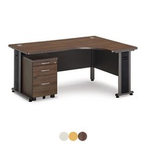 토파스 국산 TR A형 ㄱ자책상(멀티) 퍼즐책상 (서랍 별도구매), R형 상판 SM샤머니 W1600 D1200 H720