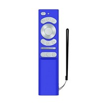 삼성 ssmartone3 TV BN59-01357 TM1990C 용 실리콘 원격 제어 케이스 보호 케이스 안티 슬립 원격 고무 먼, 하나, Blue, 05 Blue