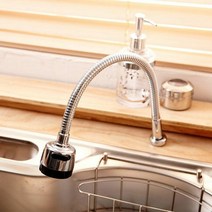 싱크대수전 주방용자바라 L형 절수형, 본품