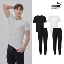 푸마 [푸마] 마이크로 소프트 기모 남성 반팔 웜웨어 2종 택일