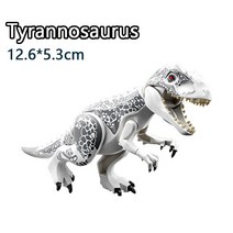 레고 닌자고 시티 공룡 쥬라기 세계 디노 그림 모델 숲 동물 정글 티라노 사우루스 Velociraptor Indominus, 02 Tyrannosaurus