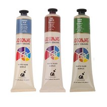 조소냐 아티스트 아크릴물감 75ml 시리즈 1 포크아트 신한아크릴물감 알파아크릴물감 붓 아크릭물감 파레트, 118 S1 NAPTHOL RED LIGHT