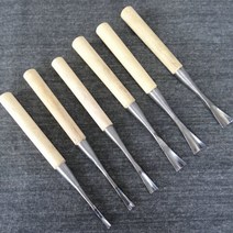 우드카빙나이프 컴팩트 나무 조각 칼 깊은 라운드 조각 치즐 조각 도구 루트 조각 나무 조각 목공 핸드 치즐 2, 20mm