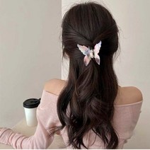 꿈나무 쥬얼리 미니 마블 나비 헤어집게핀