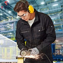 용접 데님 작업복 스판 목공 철근 현장 야광 TB-1016, TB-1016 하의(블랙데님)