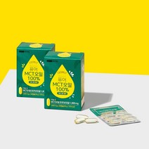 HACCP 식약처인증 MCT 오일 캡슐 C8 C10 황금비율 6대4 식물성 코코넛오일 100% 인도네시아 중쇄지방산 카프릴산 카프르산 엠시티 착한지방 알약 정제, 3개월분