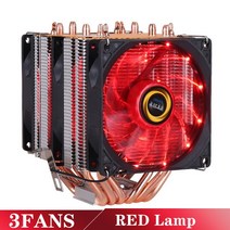 cpu Ventilador 쿨러 1151, CHINA_3FAN-Red | 4PIN