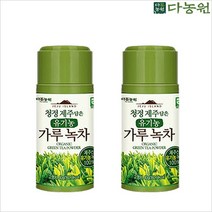 다농원 청정제주담은 유기농 가루녹차, 40g, 2개