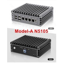 신제품 11 세대 2.5G 펜티엄 N6005 셀러론 N5105 V5 라우터 4 * 인텔 i226 Nics NVMe 팬리스 미니 PC pfSe, 01 No Ram No Storage_02 AU, 01 ModelA Celeron N5105