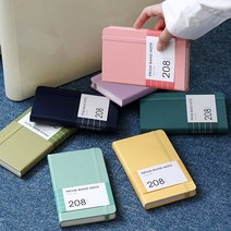 프리즘 208 라인 밴드 노트 (수첩형), 민트라떼