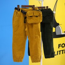 인디고뱅크키즈 2022 가을 만남[2021 가을 상품+날씬이용 슬림핏+빠른 배송] 남아 여아 주니어 공용 허리쌕 코듀로이 조거 팬츠 IKTC21WR1