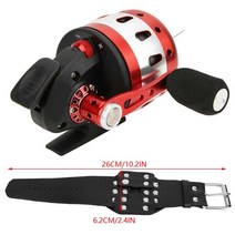 BL35 3.6:1 Baitcasting 낚시 릴 6 1BB 폐쇄형 슈팅 낚시 릴 알루미늄 합금 슬링샷 활 사냥 낚싯대, 2-사진으로