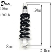 100MM 125MM 150MM 180MM 190MM 200MM 후면 서스펜션 충격 47cc 49CC 슈퍼 미니 모토 ATV 전동 스쿠터 미니 포켓 바이크, 190mm(1200LB)_5