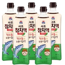 일루몬트 사조 참치액 칼칼한 맛 깊은 감칠맛 900ml, 5개