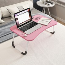 YEAR COLOR 다용도 접이식 침대 거실 미니 좌식 테이블 한국 현지 배송, 핑크 침대 거실용