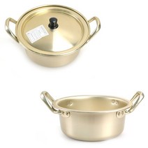 지름 12 - 24cm 라면냄비 찌개냄비 양은냄비 1p, 추억의 노란냄비 22호, 단일옵션
