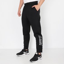 나이키 스우시 그래픽 써마 기모 트레이닝 테이퍼드 팬츠