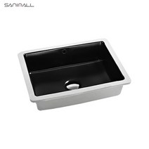 일신 언더세면기 UB2038B 자동폽업＋트랩포함, 벽배수용 P트랩