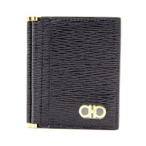 [살바토레 페라가모] [명품]SALVATORE FERRAGAMO 간치니 카드지갑 금장 66