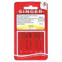 SINGER KNIT BALL-POINT 재봉틀 미싱 SEW NEEDLE #2045 SIZE 80/11~5 PACK