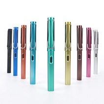 고급 스틸 만년필 잉크 볼펜 알루미늄 손글씨 펜 9종 4586EA, 쿠팡49샵 본상품선택, 쿠팡49샵 5-스틸만년필-오렌지, 쿠팡49샵 본상품선택