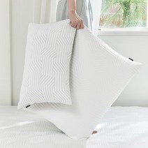[파르페by알레르망] 쿨 냉감 베개커버+솜 (50x70), 50x70 (솜포함)/화이트, 화이트