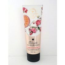 배스앤바디웍스 로션 Bath and Body Works 천연 오일 함유 아로마테라피 바디 크림8온스, 로즈탠저린티 원기회복
