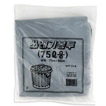 쓰레기 봉투 75L 50매 77X92CM 흑색 분리수거 비닐, 상세페이지 참조