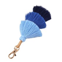 열쇠 고리에 화려 함 TASSEL BANG MARMS BOHO POM POM KEYCHAINS 여성을위한 선물, B