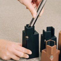 곽씨네슈퍼 가구 높이조절발 의자 테이블 책상 식탁 침대 다리 높이기 연장, 옵션J (블랙 사각 10cm), 낱개 1개입