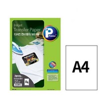 티셔츠 전사용지(J9115 A4 5매 프린텍), 상세페이지 참조, 상세페이지 참조