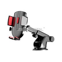 SEAMETAL차량용 휴대폰 거치대 대시 보드용 휴대용 차량 스탠드 GPS 오토 클립 스마트폰 브라켓 아이폰 삼성 샤오미용, a style red