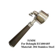 드롱기 커피머신 호환 Delonghi Dedica EC685EC680 기계 바리스타 액세서리 용 5MM 더블 스파우트 스플릿, [14] Black Rose wooden