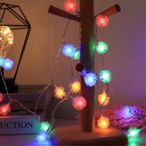 키알리 컬러 눈송이 LED 장식 전구 가랜드 와이어 줄조명 줄전구 무드등 50구 80구 100구, 제품선택