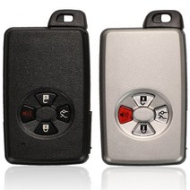 자동차키 스마트키Jingyuqin 도요타 아발론 캠리 하이랜더 크라운 Corolla 스마트 카드 원격 자동차 키 쉘, 03 4 버튼_02 은