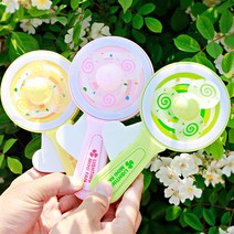 스위트데이 라이트 휴대용선풍기 자가발전식, 핑크