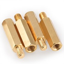 M5 황동 육각 스페이서 볼트 지지대 스탠드오프 PCB 고정 기둥 마더보드 너트, M5 (나사산 7mm), 60mm(5개), 1개