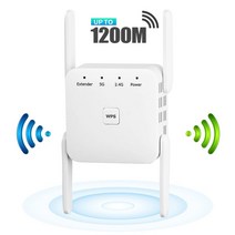 와이파이 네트워크 네트워킹 5G 리피터 무선 부스터 1200Mbps 라우터 앰프 300Mbps 장거리 익스텐더 2.4G 액세스 포인트 설정, [01] US Plug, [01] 2.4G 5G 1200M