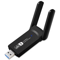 NETVIP AC 1200Mbps USB Wi-Fi 어댑터 PC용 무선 네트워크 데스크톱 동글 듀얼밴드 2.4GHz 5GHz MU-MIMO 3.0 하이 게인 안테나 Win11/10