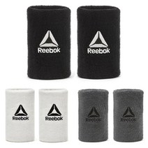 리복 스포츠 리스트 롱 손목밴드 RASB-11025, 그레이