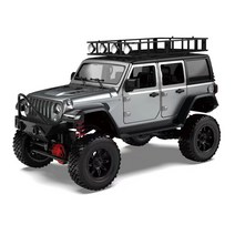 MN128 무선조종 RC카 1:12 4WD RC카오프로드 지프차 장난감, 은색