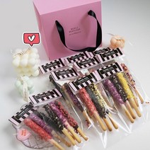 핑크러브 막대과자 만들기세트DIY초코렛 막대과자만들기 키트, 핑크러브 막대과자 만들기세트/D